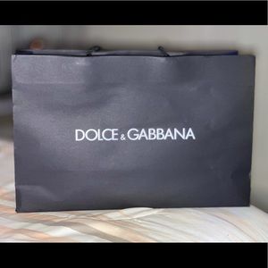 Authentic Dolce & Gabbana D&G Large Paper Bag